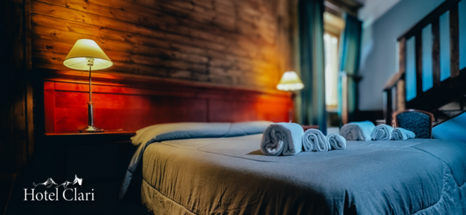 le camere dell Hotel clari 